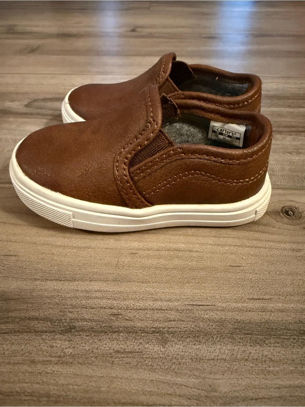Carter's Kids Brown Slip-On Casual Shoes Size 5